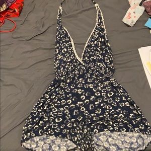 Medium blue romper